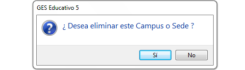 EliminarSede