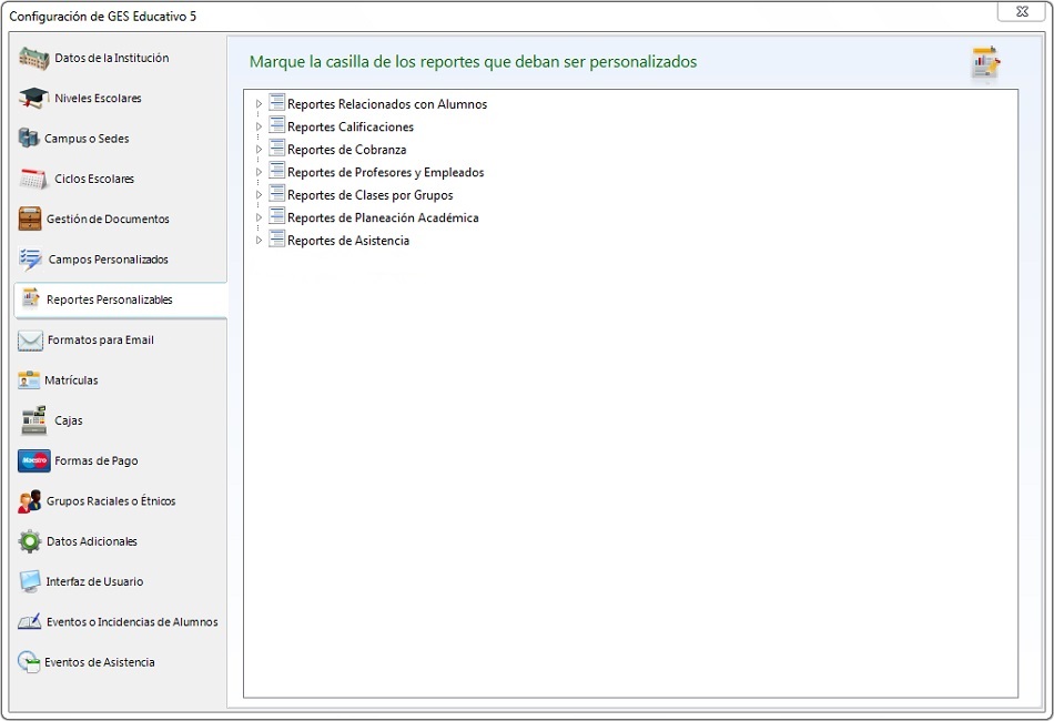 Reportespersonalizables