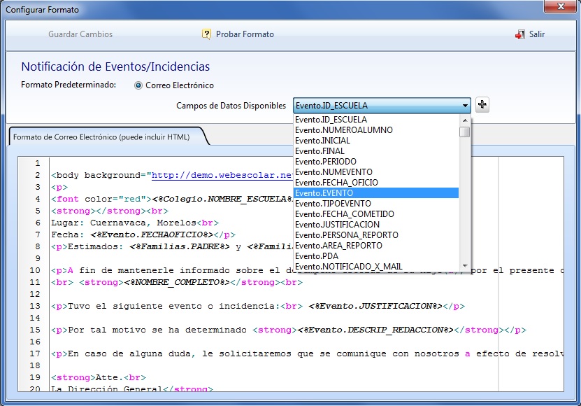 Opcionconfig