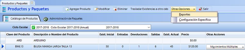 Reportesproductos