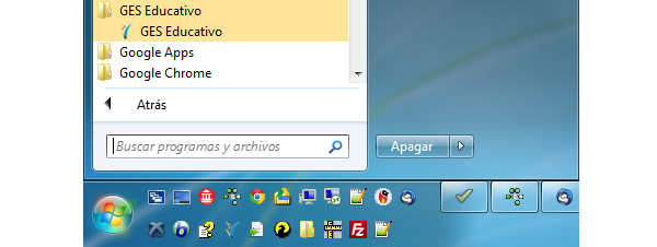 Imagen que ilustra como iniciar la aplicacion GES Educativo 5